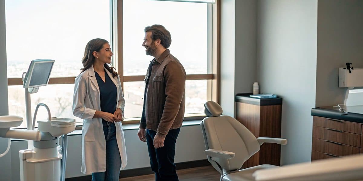 A clean, modern dental practice interior — the asset being valued